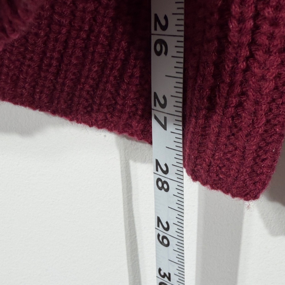 Harper Deep Red Crew Neck Sweater - Picture 8 of 9